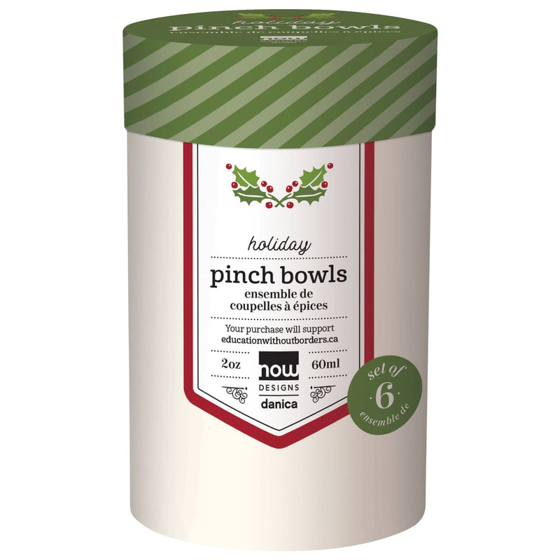 Holiday Pinch Bowls: Set/6