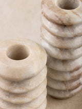 Marble Candle Holders, Set/2