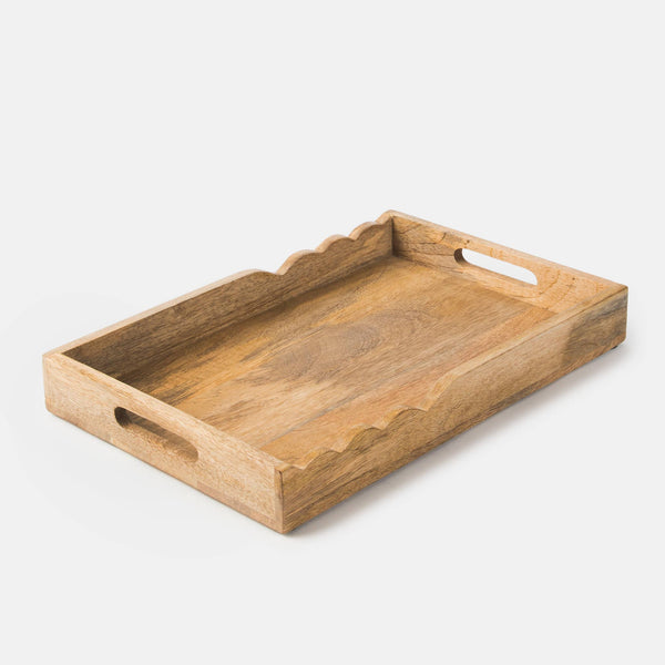 Scalloped Serving Tray