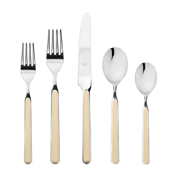 Fantasia Sesame Beige: 5 Piece Flatware Set