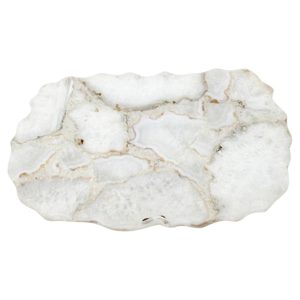 Agate Organic Platter: White