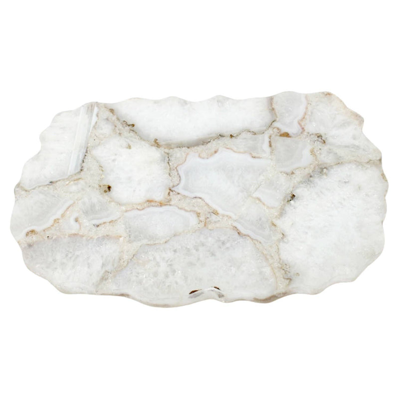 Agate Organic Platter: White