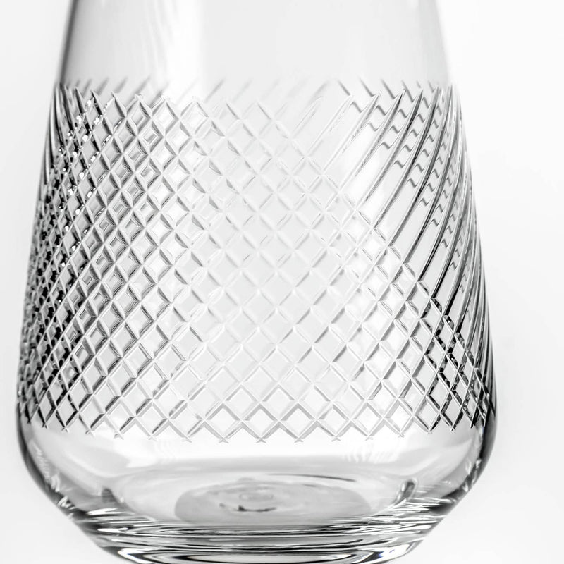 Bourbon Street Stemless Wine Glass: set of 2