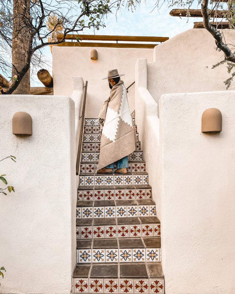 Adobe Sandstone // Handwoven Blanket