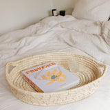Palm Leaf Large Woven Tray