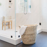 Palm Leaf Laundry Basket