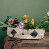 Palm Leaf Small Woven Oval Tray