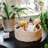 Round Low Jute Baskets Trio