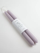 Lavender | Dipped Beeswax Taper Candles