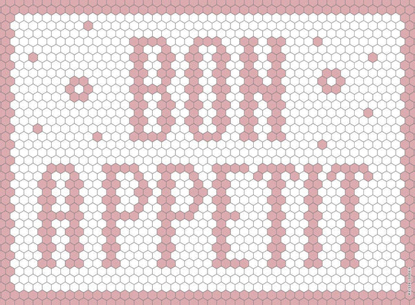 Bon Appetit Vinyle Placemat - Blush