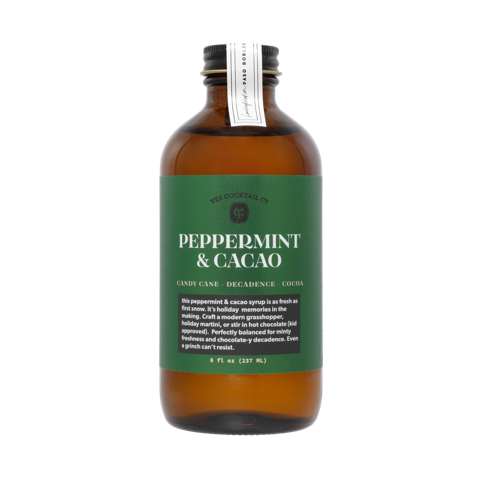 Peppermint and Cacao Syrup