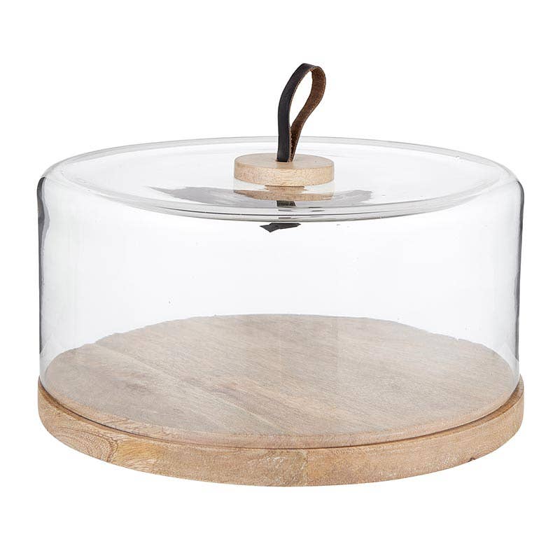 Modern Cake Stand with Glass Cover