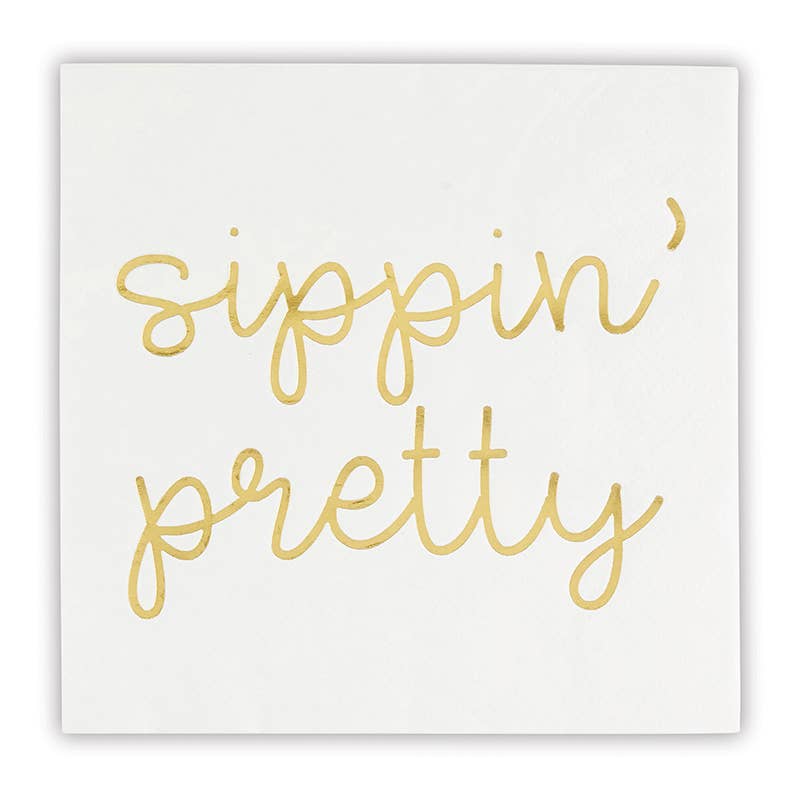 Sippin' Pretty - Cocktail Napkin